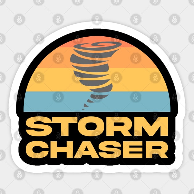 Storm Chaser - Tornado season Sticker by Sachpica